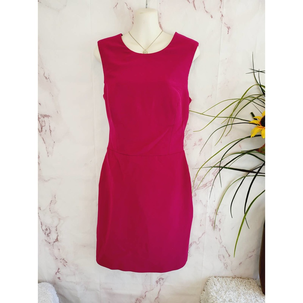 Nicole Miller NY Sleeveless Stretchy Crossback Dress - Purple